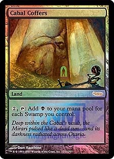 (Promo-FNM)Cabal Coffers/陰謀団の貴重品室